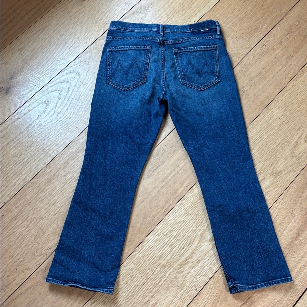 MOTHER The Insider Ankle Bootcut Jeans “Where The Sun Don’t Shine” Size 30 - Picture 10 of 12